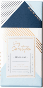 Elegant wine label with striped design and gold text.