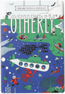 Colorful cover of Otherly magazine featuring underwater and aerial scenes.