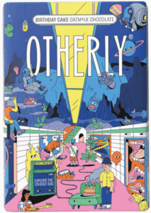 Colorful illustrated magazine cover titled 'OTHERLY' with various whimsical characters and scenes.