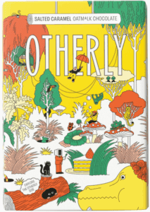 Colorful and whimsical illustration of various animals and plants under the title 'OTHERLY'.